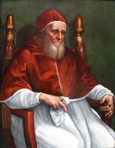 Portrait of Pope Julius II by Raffaello Sanzio Raphael